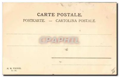 Menina segurando um pequeno cachorro — gravura — M. M. Vienne, Nr. 86 — Verso