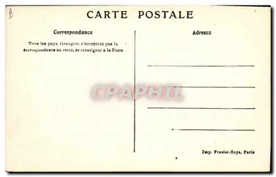 Cruisjachten — Ligue Maritime Française, 8 rue La Boétie, Parijs — Achterkant