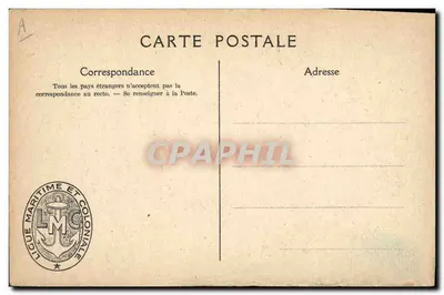 Os Pilotins da L.M.C. — Ligue Maritime e Coloniale Francesa — Hoffner — Verso