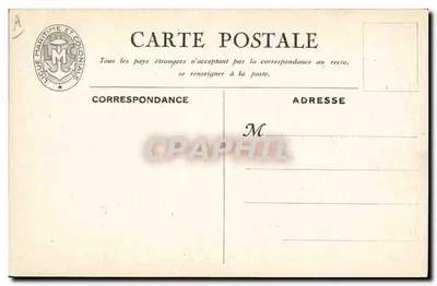 O Esfinge — 1ª vapor da frota francesa (1829) — F. Chambretent e Cia - Paris — Verso