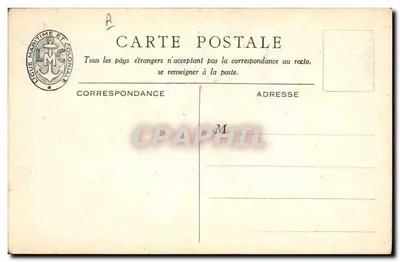 Embarcação colonial de rio — ilustração de Max Cremnitz — Ligue Maritime et Coloniale — Verso