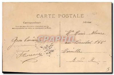 L'Aubépine — portret kobiecy z kwiatami — wydawca L'Aubépine — Rewers