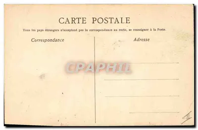 Bilhete postal antigo Fantasia Flores — Verso