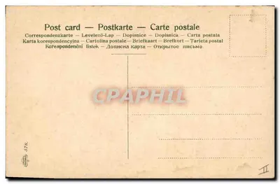 Flores amarelas pendentes — Giroflier — Carta postal n° 378 — Verso
