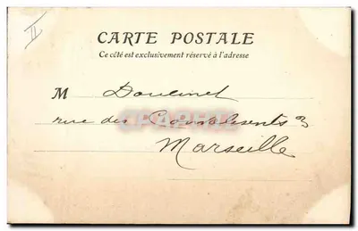CANNES — O Farol e o Suquet — J. Douvent — Verso