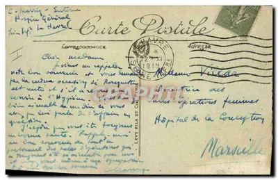 Le Havre — Cabo da Hève — A Falésia — O Cabo da Hève — As Falésias — L.L. — n°336 — Verso