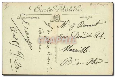 Clermont-Ferrand — O Jacquemart da Catedral — LL — Verso