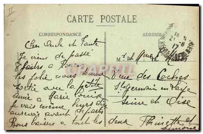 A Grande Relógio — Detalhe do Relógio — Rouen — Verso