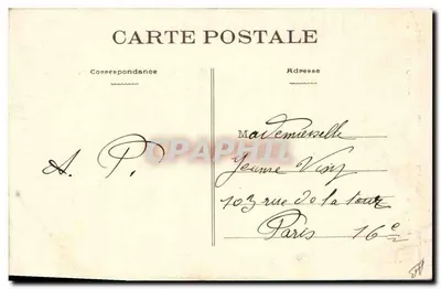 Vrouw in Corrèze die een mand draagt — In Corrèze — n°62 — Achterkant