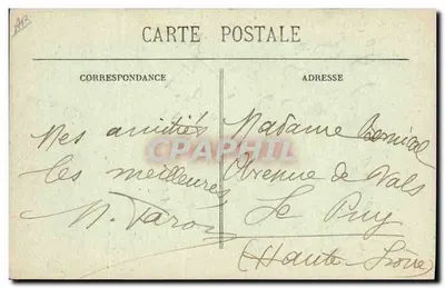 Mulher com uma família de ovelhas — Tipos e Cenas Campestres, n°10 — Coll. Ebboulet frères — Verso
