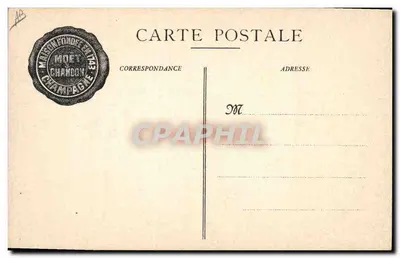 Elektriciteitscentrale — Moët & Chandon — Fot. Em Cheque, Imp.-Edit. Epernay — Achterkant