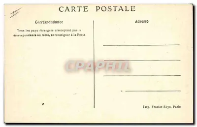 La Marine Française — 7. Mieszany parowoz i statek towarowy — Ligue Maritime Française — Rewers