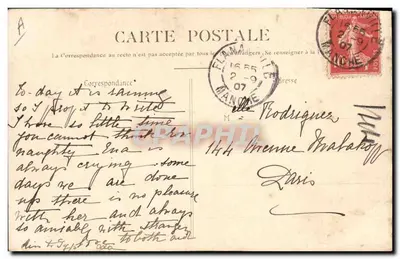 Dielette (Manche) — A Torre de Ilha Grande — Editor: Edições Léon Goupil — Verso