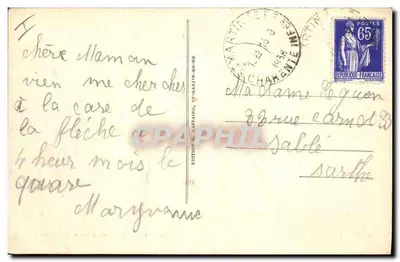 St-MARTIN-de-RÉ — Molo od strony promenady Barbettes — Wydawnictwo G. CASTAING — Rewers