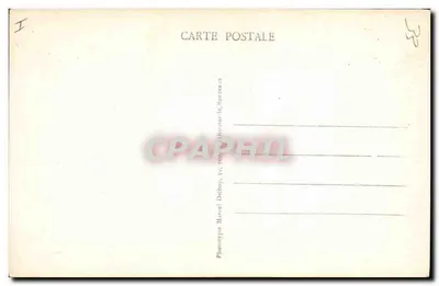 Molo Cordouan w burzowe pogody — M. D. — nr 902 — Rewers
