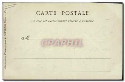 Antibes — parowóz wchodzący do portu — Berger & Cie, Antibes, n° 263 — Rewers