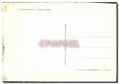Geral Leclerc — Editora: Edições O.P. — N° 3 — Verso
