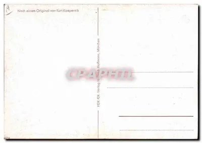 Ritratto di Adolf Hitler — disegno — editore Hoffmann, Monaco, n° HDK 424 — Verso