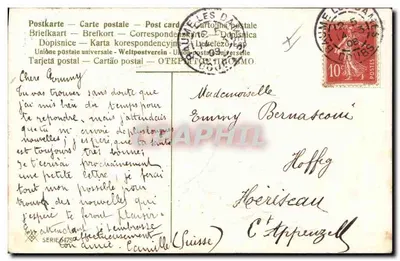 Fioletki — Zawsze z Tobą — Karta pocztowa z serii 475 — Rewers