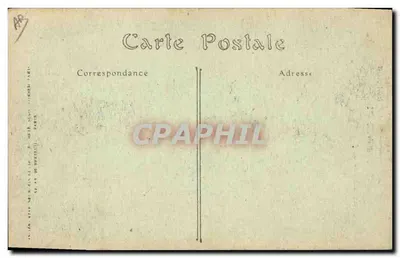 Dom Perignon descubriendo la espuma — Fragmento de un cuadro de Armand Guéry — J. Beaquemart, Lib.-Edit., Epernay — Reverso