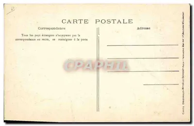Retrato do Presidente Fallières — atividade de recorte — Grandes Lojas Ramel Frères, 6 rue Gambetta, Bourg — Verso