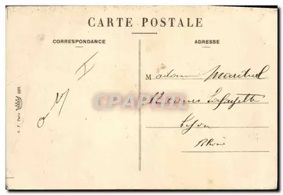 Bilhete postal antigo Fantasia Ilustrador Xavier Sager Mulheres As Aprisionadas — Verso