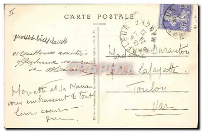 Gatteville (Manche) — O Farol — Edições Le Gouley — Verso