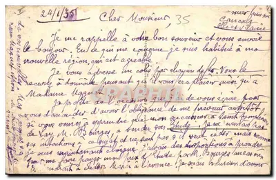 Cancale - Molo i latarnia morska Houle — Stara pocztówka n°4, wydawca ARA — Rewers
