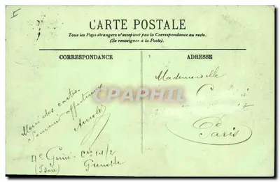 Grenoble — Most wiszący, Isère i Saint-Eynard — LL. n°33 — Rewers