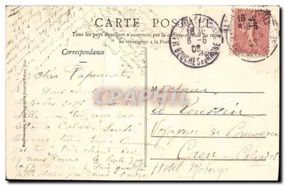 Most Abîme — Okolice Aix-les-Bains — Wydawnictwo Gilelta, fot., Nice — Rewers