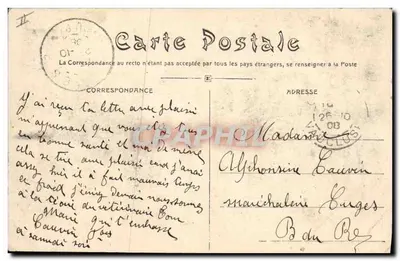 Avignon — Profil mostu wiszącego nad Ronom — Wydawca F. Beau, Avignon — Rewers