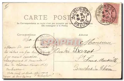 Bébé Barbichet — Lembrete do Limousin — M.T. n°197 — Verso