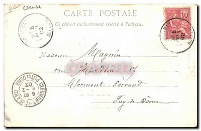 Bergère Cheusoise — A. de Nussac, edição Gudinet — n° 02 — Verso