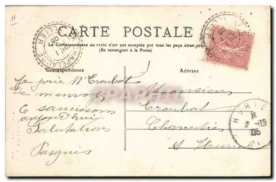 박람회 판매원 — 중심 지역 유형 — M.T. I.L. 번호 515 — 뒷면