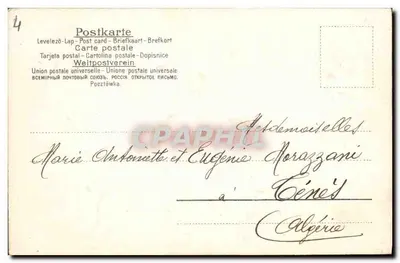 Kwiaty maku — Kaledonia, 14 sierpnia 1907 — wydawca nieznany, numer serii 4 — Rewers