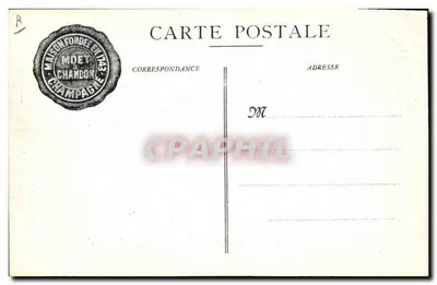 Padiglione della Casa MOËT & CHANDON di Epernay — Exposição de Turim 1911 — Imp. Epernay — Verso