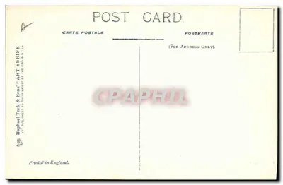 Pavilhão Moët & Chandon — Exposição Franco-Britânica — Londres 1908 — Raphael Tuck & Sons — Verso