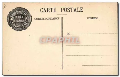 Moët et Chandon — Vista di una Cava — Fot. Sm. Cheque, Editore, Epernay — Verso