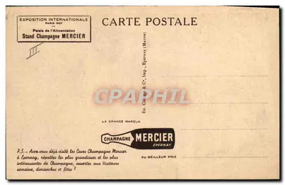 Champagne Mercier, Épernay — Refrigeração e desgorgamento das garrafas — Bas-relief esculturado na argila (15 metros de altura) — Verso