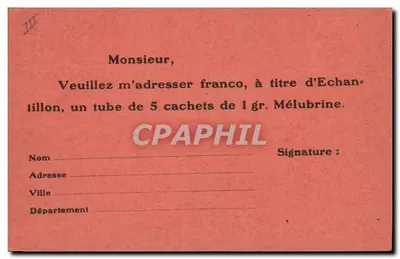 Laboratorio E. DUPUTEL — Creil (Oise) — cartolina postale affrancata a 10 centesimi — Verso