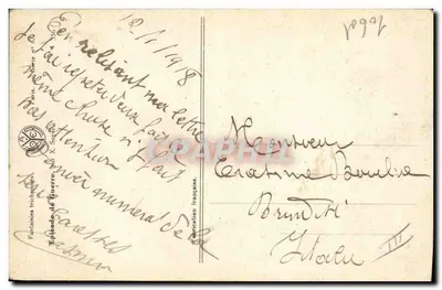 एक लाल रंग के सूट में महिला और टोपी — फैनी स्नो के चित्रण — 'फेस ए फेस' श्रृंखला — पीछे