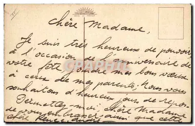 Rosas e joaninha — ilustração — editor Jourdan, n° 14 — Verso