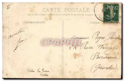 Farol de Cordouan — CORDOUAN - BR - 312 — Verso