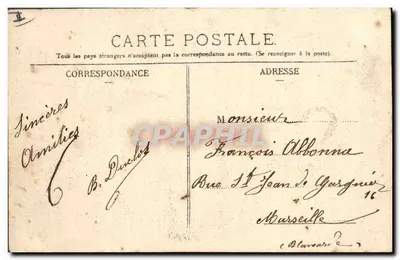 Cannes — Molo i Port — Wydawca nieznany, nr 66 — Rewers