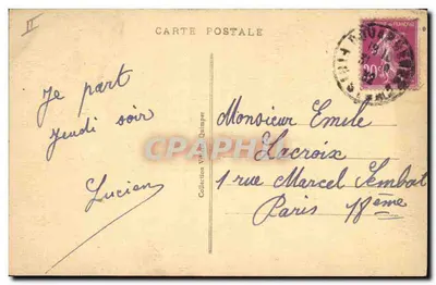Molo Eckmühl — Penmarc'h — wydawca nieznany, nr 374 — Rewers