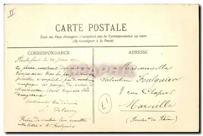Fara Coubre — BR - 1395 — wydawca nieznany — Rewers