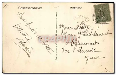 Cétte — O Farol Saint-Louis e a Ponta de Frontignac — LL — Verso