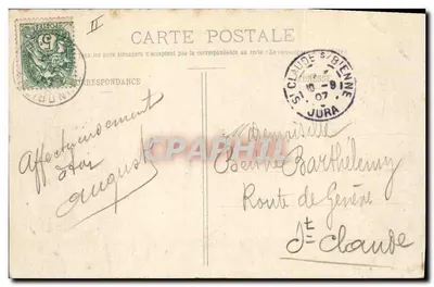 Most Yenne i Saint-Didier — Bernard phot., Belley — Rewers