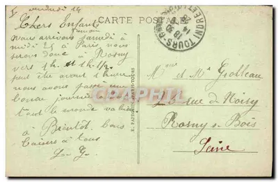 Tours (Loire-et-Loire) — Vista geral, o Ponte Bonaparte, o Ponte de pedra e a Catedral Saint-Gatien — A.P. — Verso