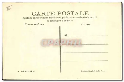 Duas Comadres — C.M. — 1ª Série N° 9 — Verso